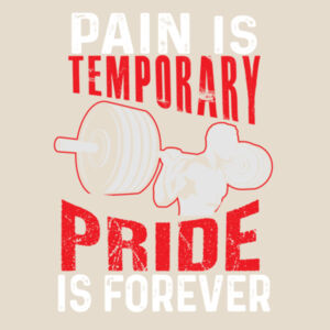 Pain is Temporary - Cushion cover Design