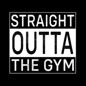 Straight Outta The Gym - Womens Supply Hood Design
