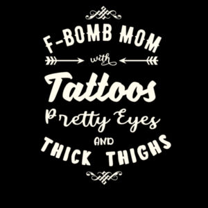 F-Bomb Mom - Womens Curve Longsleeve Tee Design