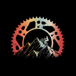Mountain Biking - Mens Staple Longsleeve Tee Design