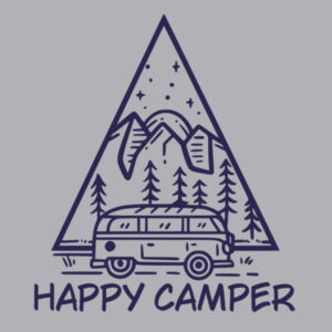 Happy Camper - Womens Sunday Singlet Design