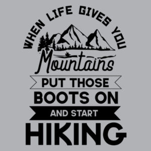 Life Gives You Mountains - Womens Supply Crew Design