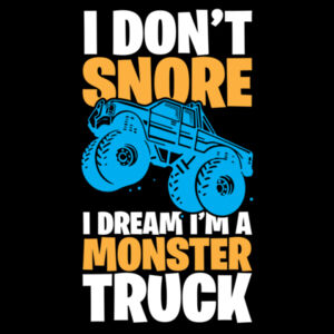i Don't Snore - Mens Lowdown Singlet Design