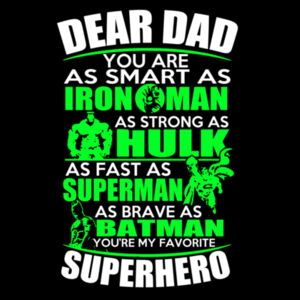 Superhero - Mens Supply Crew Design