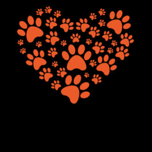 Pawprints - Womens Curve Longsleeve Tee Design