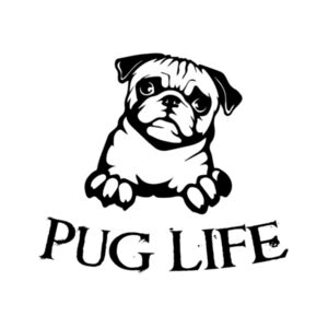 Pug Life - Mens Classic T Shirt Design