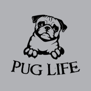 Pug Life - Womens Supply Crew Design