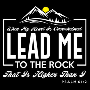 Lead Me - Mens Lowdown Singlet Design