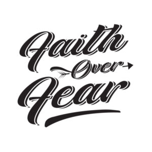 Faith Over Fear - Mens Supply Crew Design