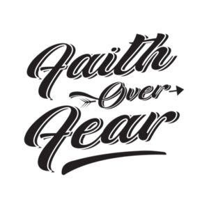 Faith Over Fear - Tea Towel Design