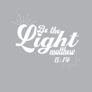 Be The Light - Womens Sunday Singlet Design