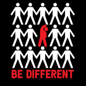 Be Different - Mens Classic T Shirt Design