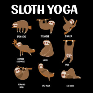 Sloth Yoga - Womens Supply Crew Design