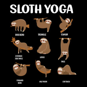 Sloth Yoga - Mens Classic T Shirt Design