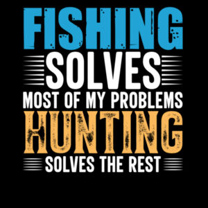 Hunting and Fishing - Mens Staple Longsleeve Tee Design