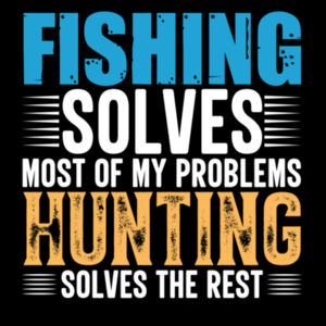 Hunting and Fishing - Mens Classic T Shirt Design