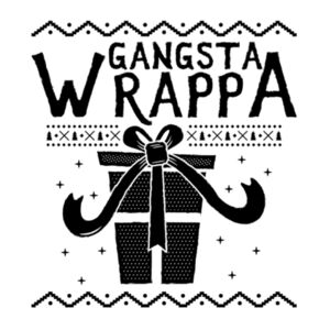 Gangsta Wrappa - Mens Lowdown Singlet Design