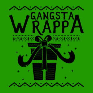 Gangsta Wrappa - Mens Classic T Shirt Design