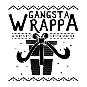 Gangsta Wrappa - Womens Curve Longsleeve Tee Design