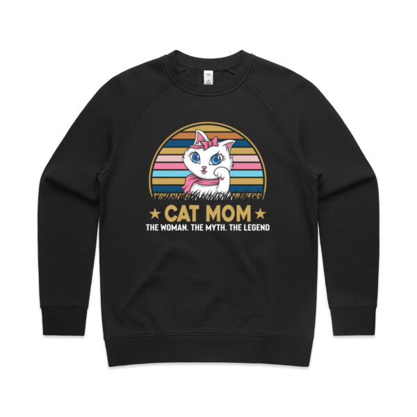 Cat Mom - Womens Supply Crew Thumbnail