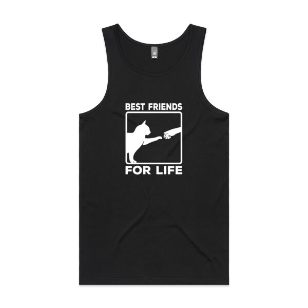 Best Friends - Mens Lowdown Singlet Thumbnail