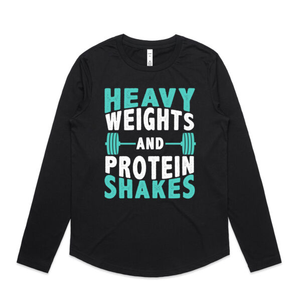 Heavy Weights - Womens Curve Longsleeve Tee Thumbnail