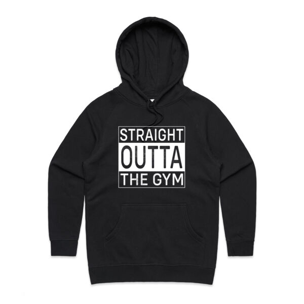 Straight Outta The Gym - Womens Supply Hood Thumbnail