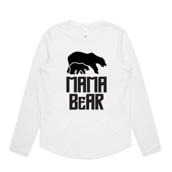 Mama Bear - Womens Curve Longsleeve Tee Thumbnail
