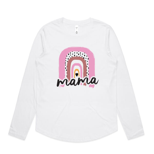 Mama - Womens Curve Longsleeve Tee Thumbnail