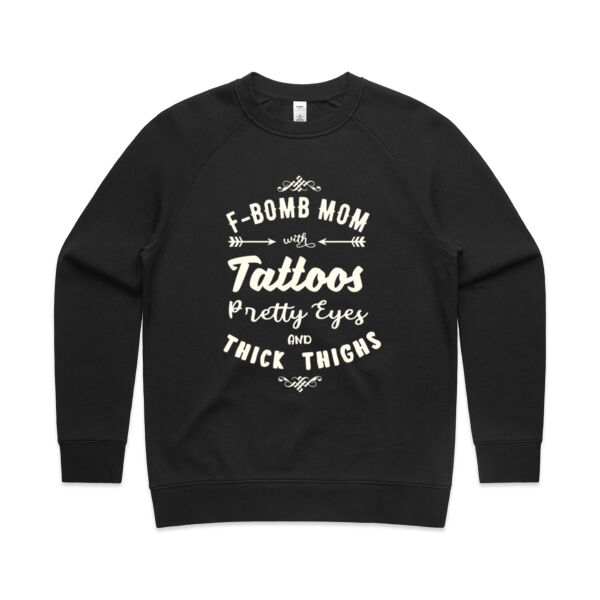 F-Bomb Mom - Womens Supply Crew Thumbnail