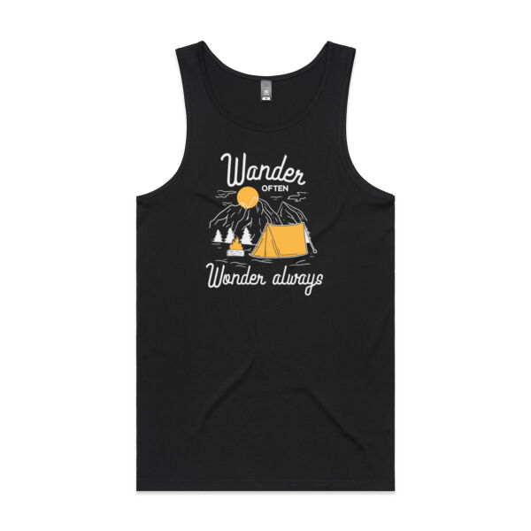 Wander Often - Mens Lowdown Singlet Thumbnail