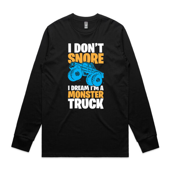 i Don't Snore - Mens Staple Longsleeve Tee Thumbnail