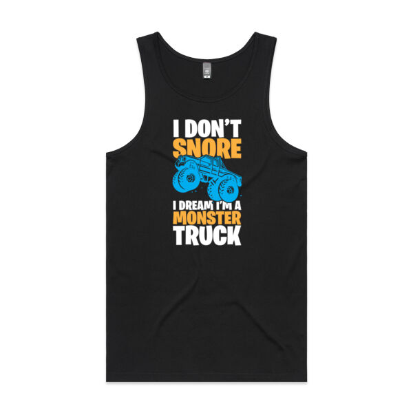 i Don't Snore - Mens Lowdown Singlet Thumbnail