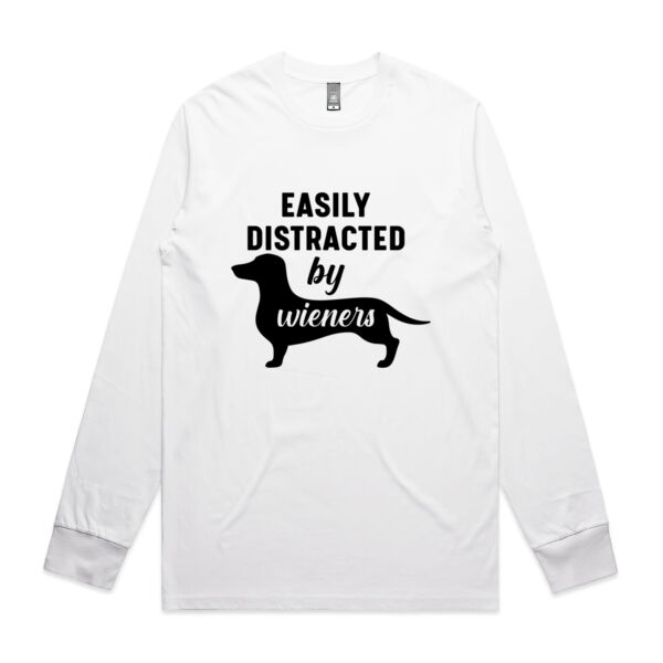 Easily Distracted - Mens Staple Longsleeve Tee Thumbnail
