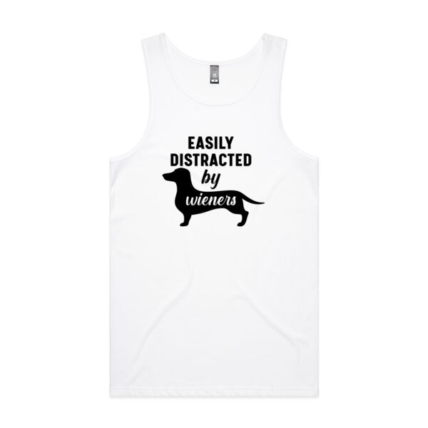 Easily Distracted - Mens Lowdown Singlet Thumbnail