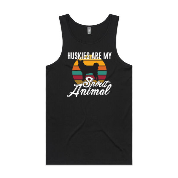 Huskies - Mens Lowdown Singlet Thumbnail