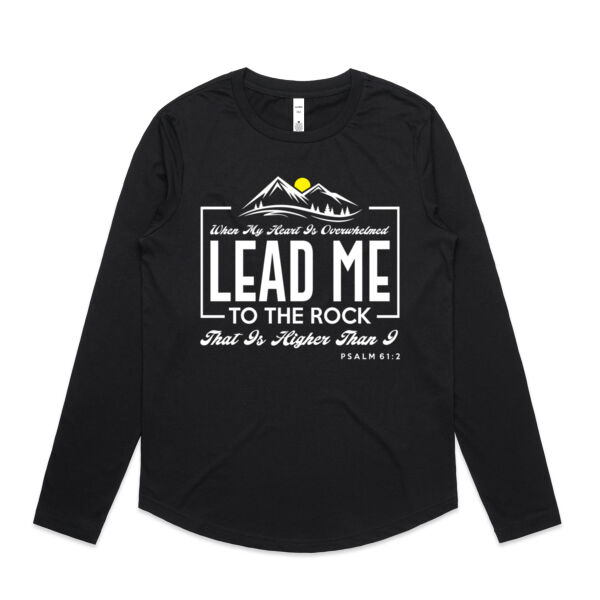 Lead Me - Womens Curve Longsleeve Tee Thumbnail