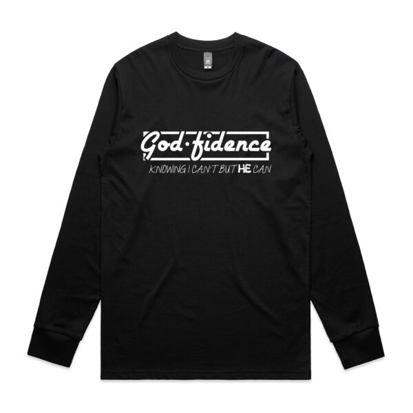 Godfidence - Mens Staple Longsleeve Tee Thumbnail