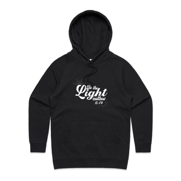 Be The Light - Womens Supply Hood Thumbnail