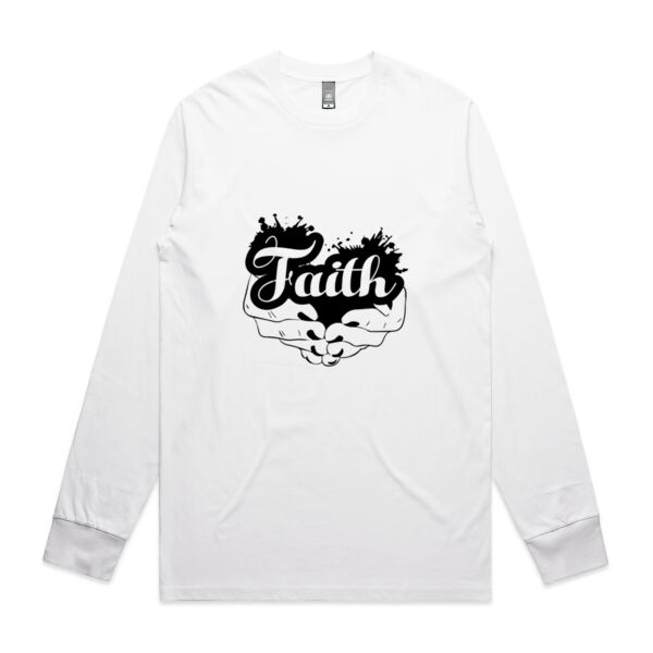Faith2 - Mens Staple Longsleeve Tee Thumbnail