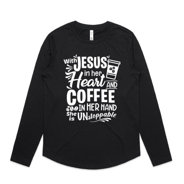 Unstoppable - Womens Curve Longsleeve Tee Thumbnail