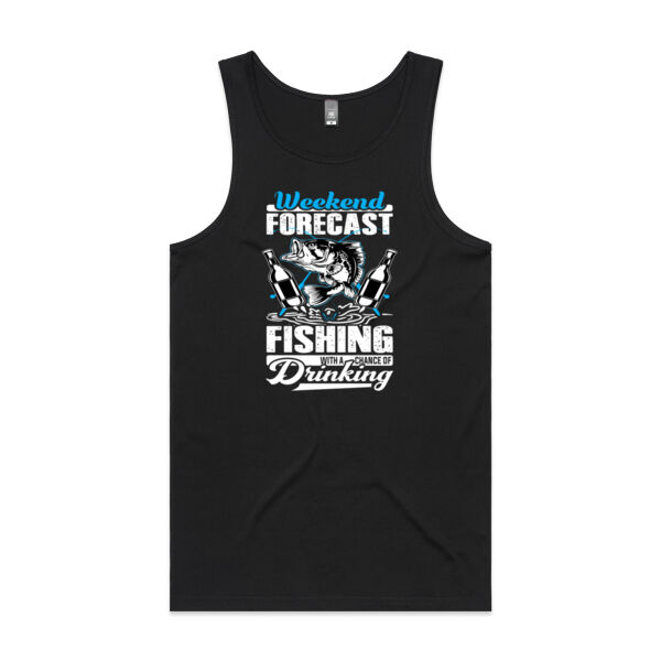 Weekend Forecast - Mens Lowdown Singlet Thumbnail