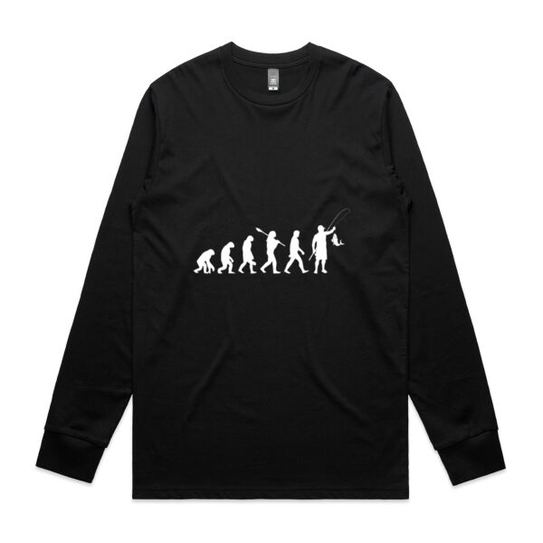 Evolution of Fishing - Mens Staple Longsleeve Tee Thumbnail
