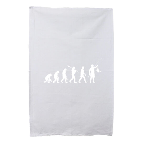 Evolution Of Fishing - Tea Towel Thumbnail