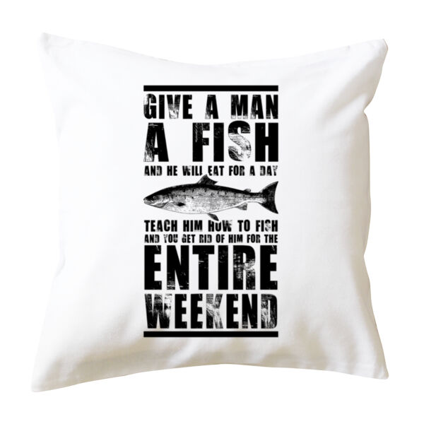 Give A Man A Fish - Cushion cover Thumbnail