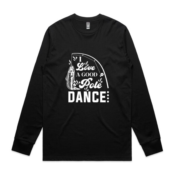 Pole Dance - Mens Staple Longsleeve Tee Thumbnail