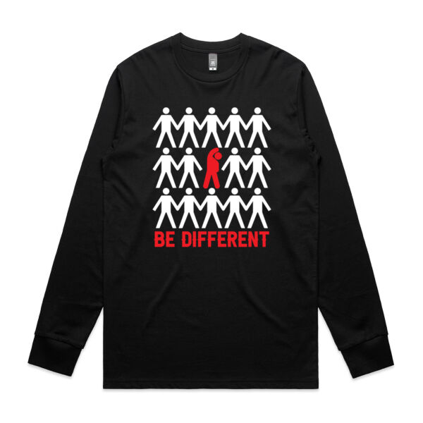 Be Different - Mens Staple Longsleeve Tee Thumbnail