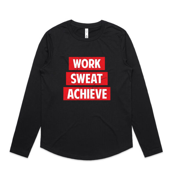 Work - Womens Curve Longsleeve Tee Thumbnail