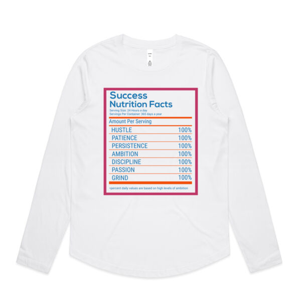 Success - Womens Curve Longsleeve Tee Thumbnail