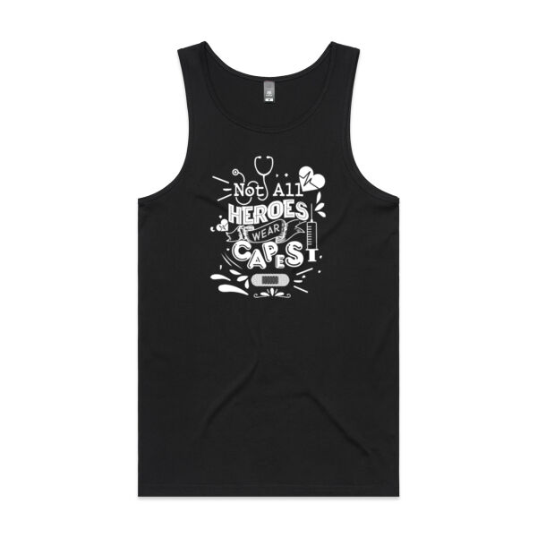 Heroes - Mens Lowdown Singlet Thumbnail